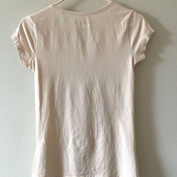 Guess Top Sugar Skull Tee Jersey Soft/Stretchy T-shirt Never worn Size S - Picture 2 of 5